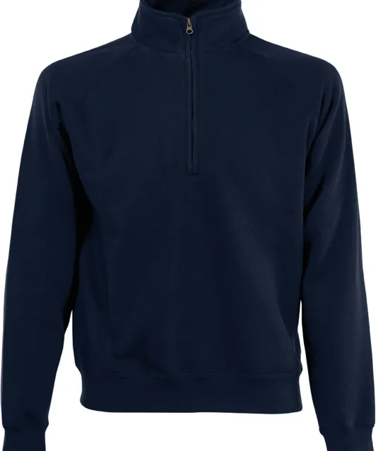 SC165 - Premium Sweater met Ritskraag (62-032-0) Deep Navy