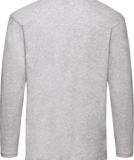 SC201 - Valueweight Long Sleeve T (61-038-0) Heather Grey