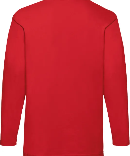 SC201 - Valueweight Long Sleeve T (61-038-0) Red