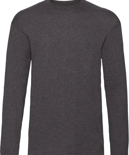 SC201 - Valueweight Long Sleeve T (61-038-0) Dark Heather Grey