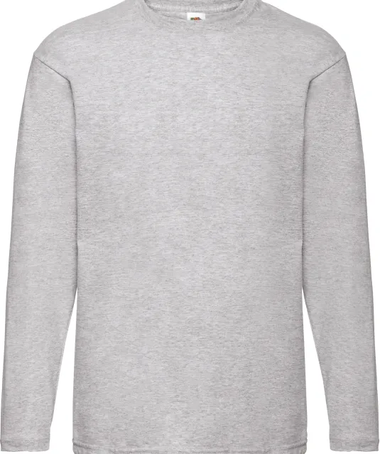 SC201 - Valueweight Long Sleeve T (61-038-0) Heather Grey