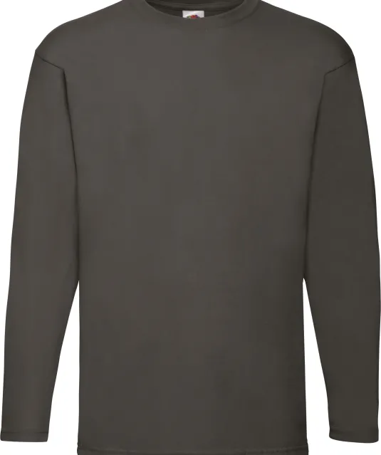 SC201 - Valueweight Long Sleeve T (61-038-0) Light Graphite