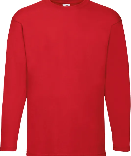 SC201 - Valueweight Long Sleeve T (61-038-0) Red