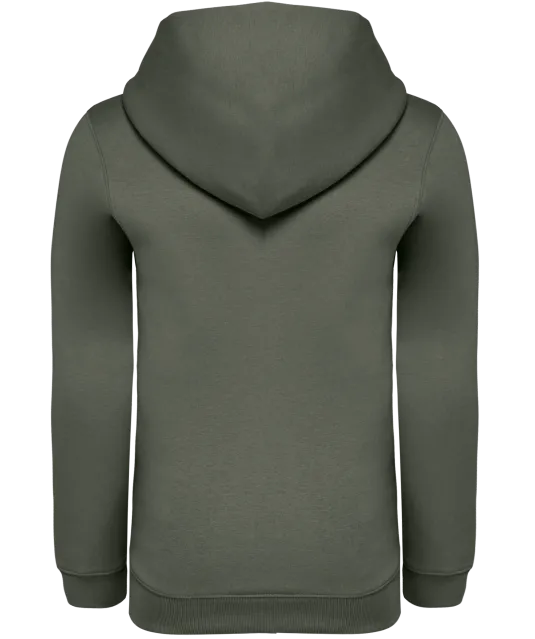 NS404 - Ecologische kindersweater met capuchon Organic khaki