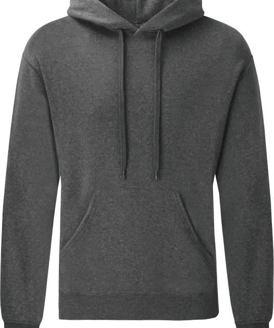 SC244C - Classic Sweater met capuchon (62-208-0) Dark Heather Grey