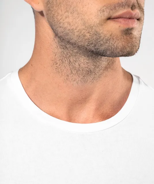 K3016 - T-shirt ronde hals lange mouwen White