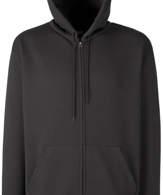 SC361C - Men's Premium Full Zip Hooded Sweatshirt (62-034-0) Charcoal