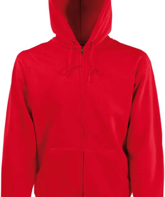 SC361C - Men's Premium Full Zip Hooded Sweatshirt (62-034-0) Red