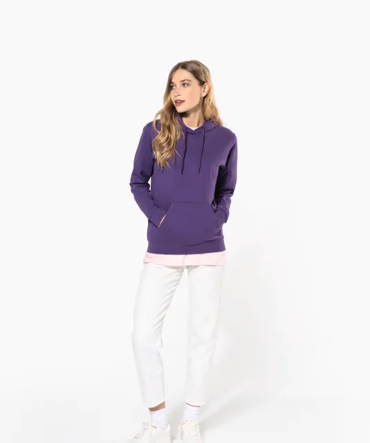 K473 - Eco damessweater met capuchon Black