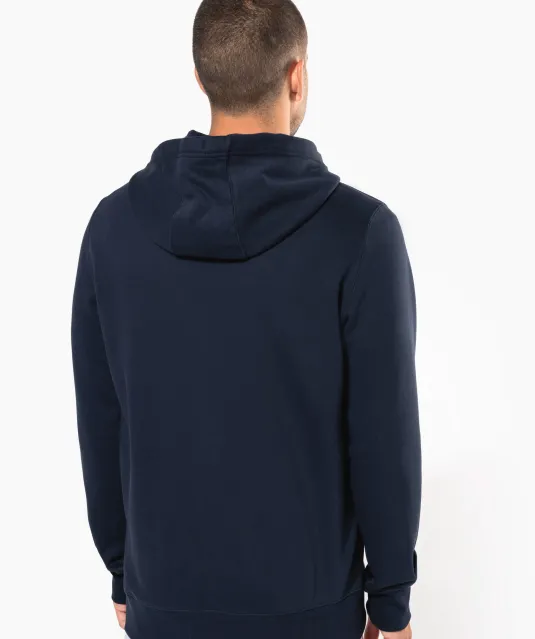 K454 - Hooded Sweater Met Rits White