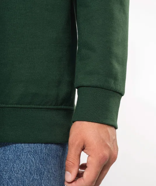 K478 - Sweater met ritskraag White