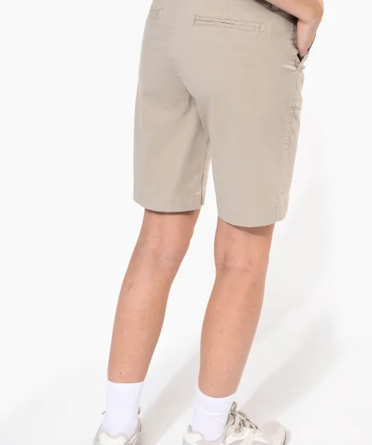 K751 - Dames chino bermudashorts Beige