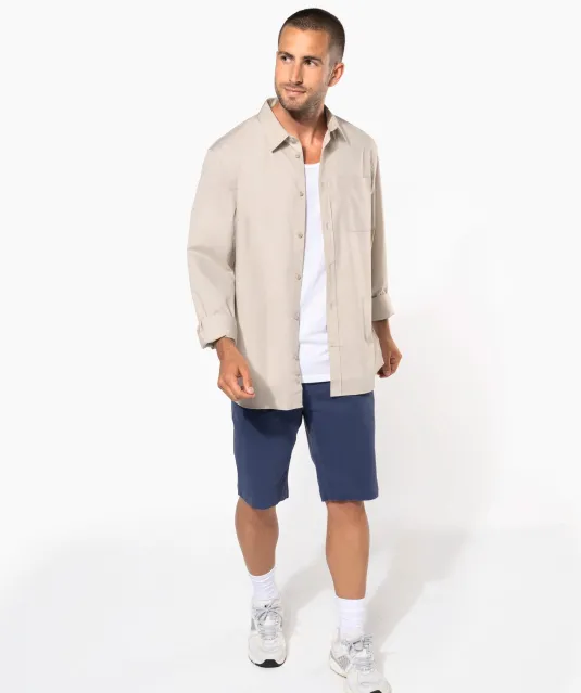 K750 - Heren chino bermudashorts Beige