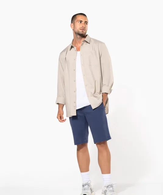 K750 - Heren chino bermudashorts Beige