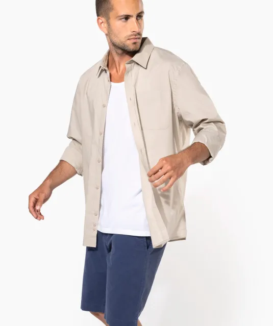 K750 - Heren chino bermudashorts Beige