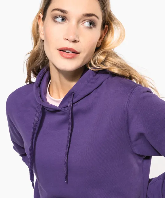 K473 - Eco damessweater met capuchon Black