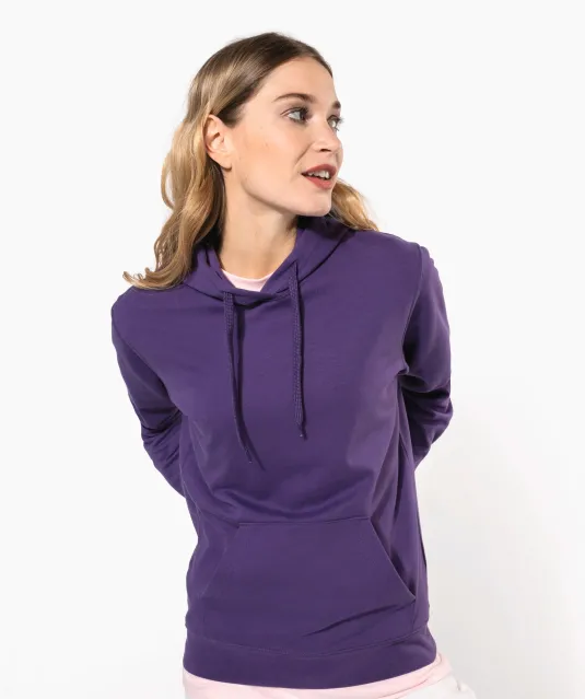 K473 - Eco damessweater met capuchon Black