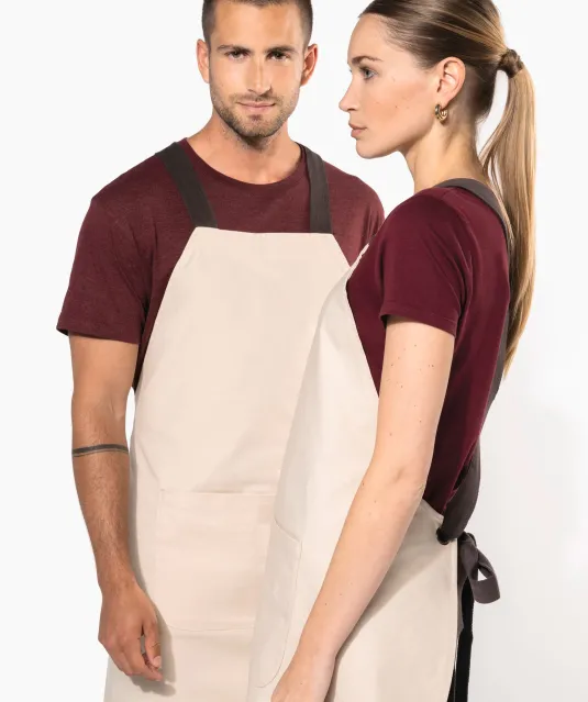 K8002 - Schort van biologisch katoen Angora