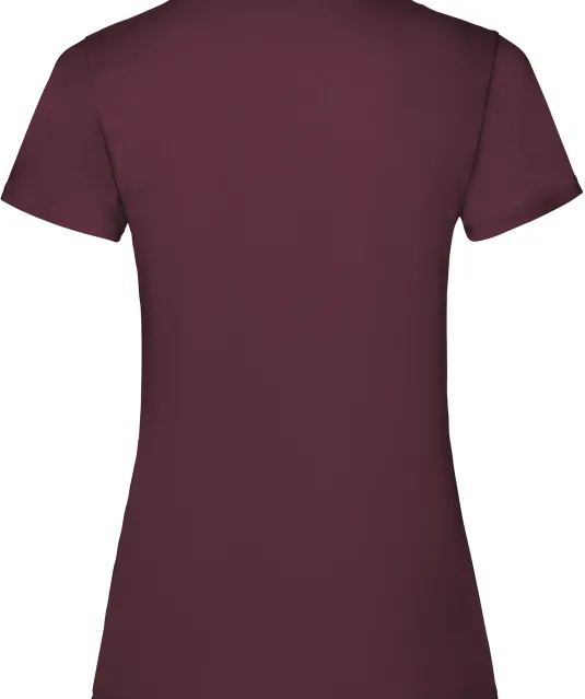 SC61372 - Lady-fit Valueweight T (61-372-0) Burgundy
