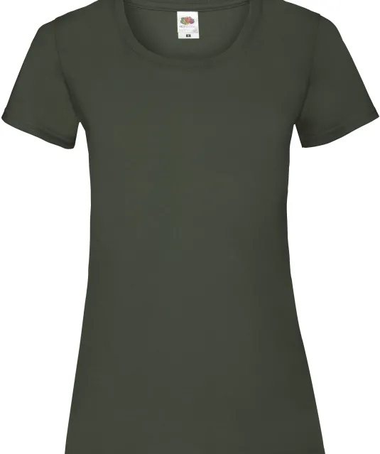 SC61372 - Lady-fit Valueweight T (61-372-0) Bottle Green