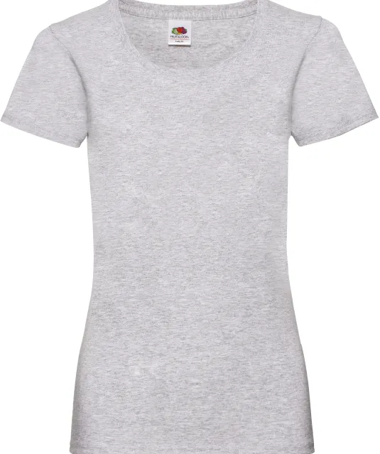 SC61372 - Lady-fit Valueweight T (61-372-0) Heather Grey