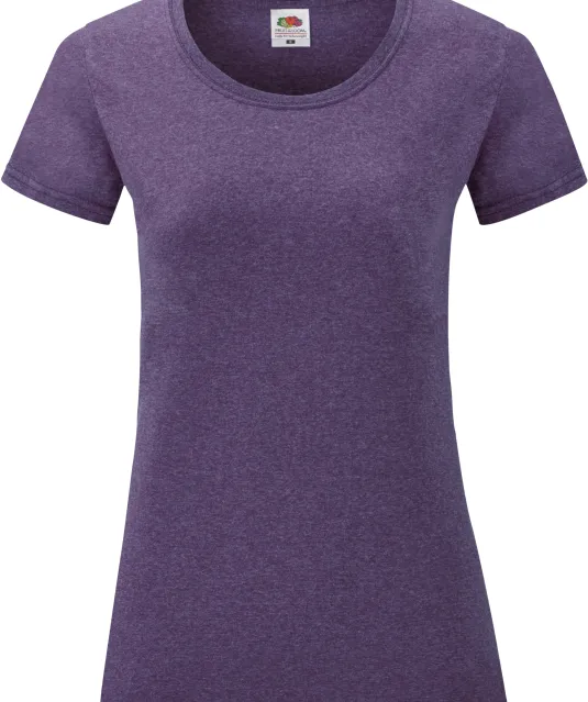 SC61372 - Lady-fit Valueweight T (61-372-0) Heather Purple