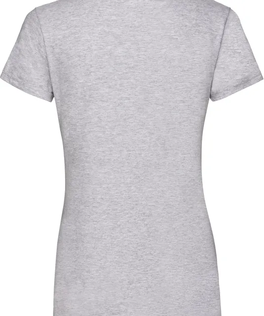 SC61398 - Lady-fit Valueweight V-neck T (61-398-0) Heather Grey