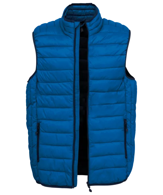 K6113 - Men’s lightweight sleeveless down jacket Light Royal Blue