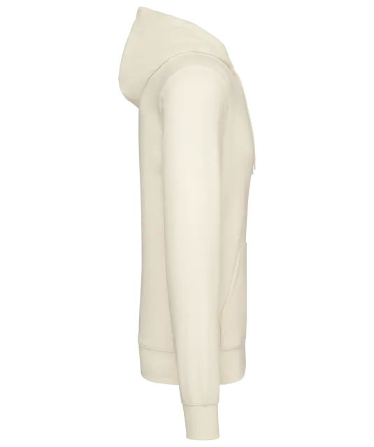 K4027 - Ecologische herensweater met capuchon Coconut Milk