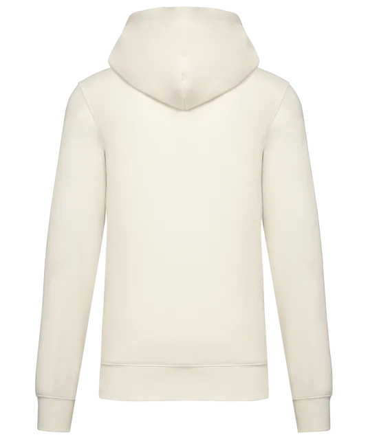 K4027 - Ecologische herensweater met capuchon Coconut Milk