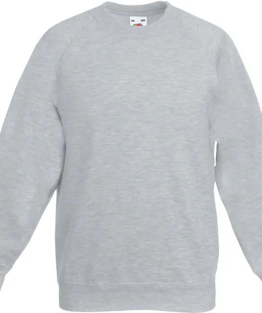 SC62039 - Kids Raglan Sweater (62-039-0) Heather Grey