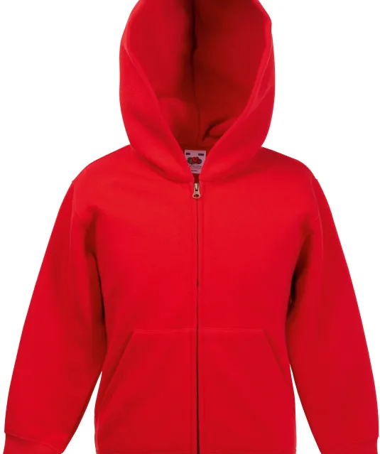 SC62045 - Kids Classic sweatvest met capuchon (62-045-0) Red