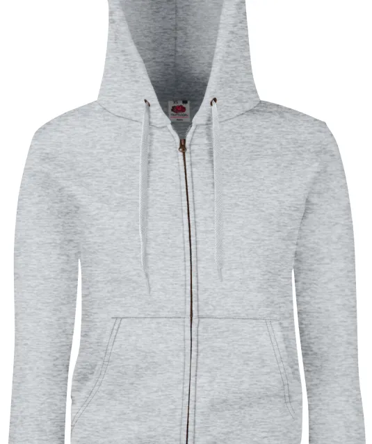 SC62118 - Lady-fit Premium Hooded Sweat Jacket (62-118-0) Heather Grey