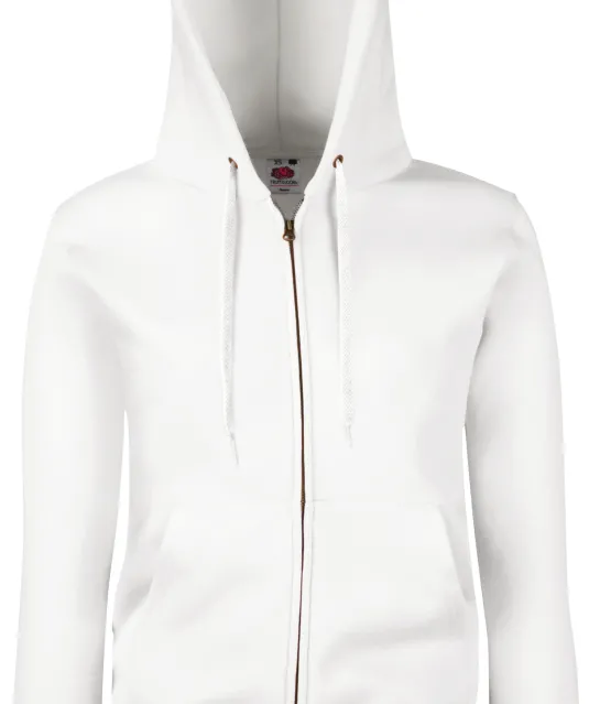 SC62118 - Lady-fit Premium Hooded Sweat Jacket (62-118-0) White