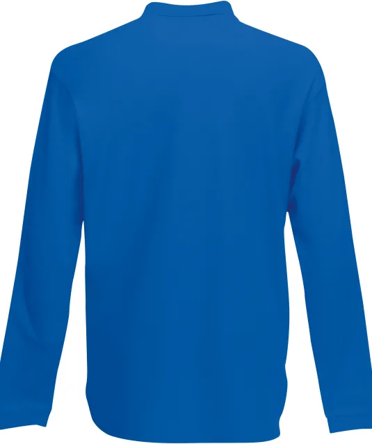 SC63201 - 65/35 Polo met lange mouwen Royal Blue