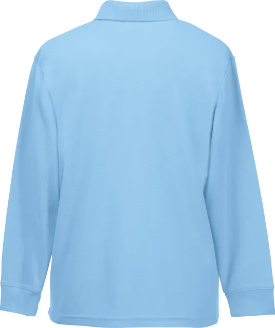 SC63201 - 65/35 Polo met lange mouwen Sky Blue