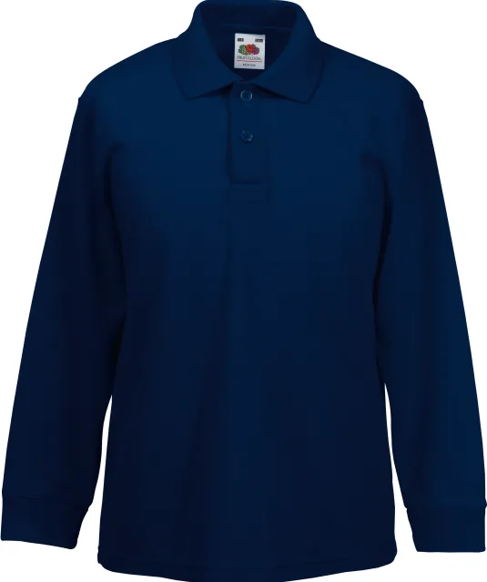 SC63201 - 65/35 Polo met lange mouwen Deep Navy