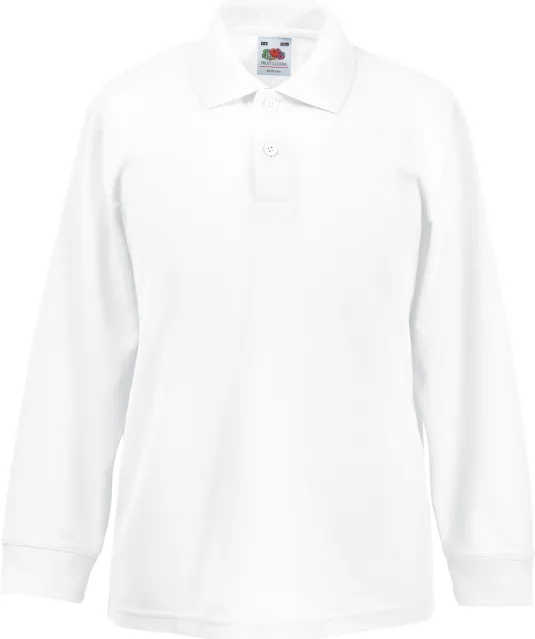 SC63201 - 65/35 Polo met lange mouwen White
