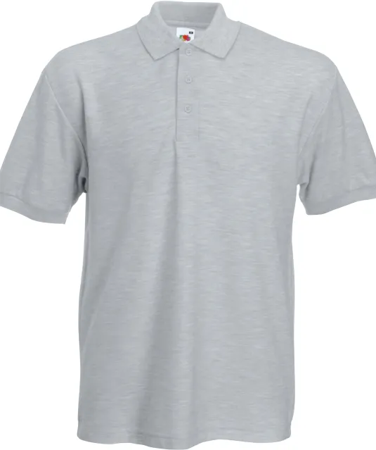 SC63204 - Heavy 65/35 Polo (63-204-0) Heather Grey