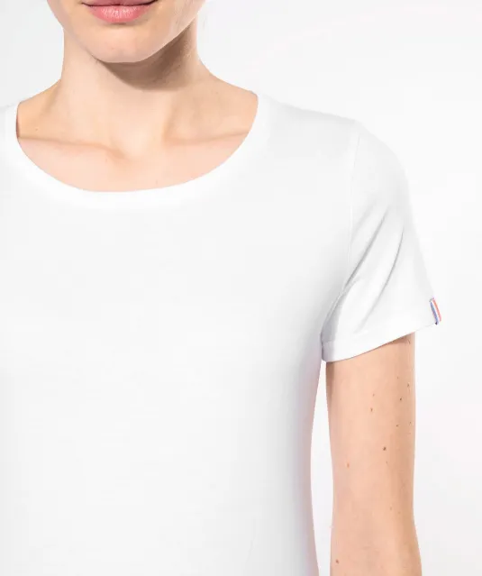 K3041 - Women's organic t-shirt "Origine France Garantie" White