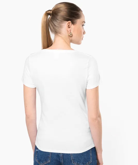 K3041 - Women's organic t-shirt "Origine France Garantie" White