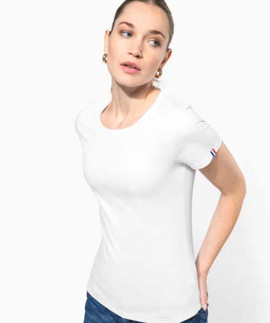 K3041 - Women's organic t-shirt "Origine France Garantie" White
