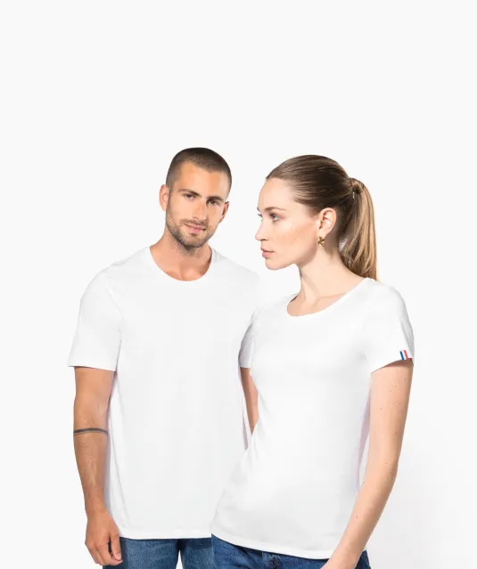 K3041 - Women's organic t-shirt "Origine France Garantie" White