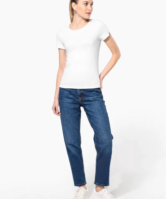 K3041 - Women's organic t-shirt "Origine France Garantie" White