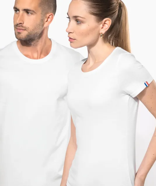 K3041 - Women's organic t-shirt "Origine France Garantie" White