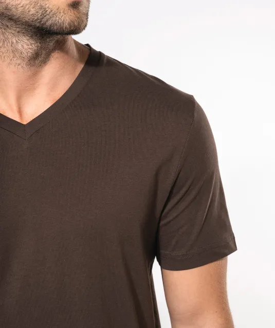 K357 - T-shirt V-hals korte mouwen White