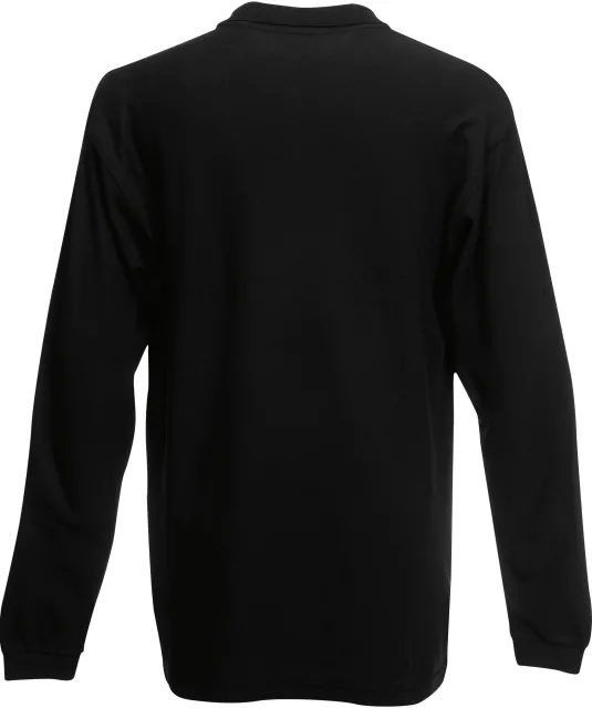 SC63310 - Premium Long Sleeve Polo (63-310-0) Black