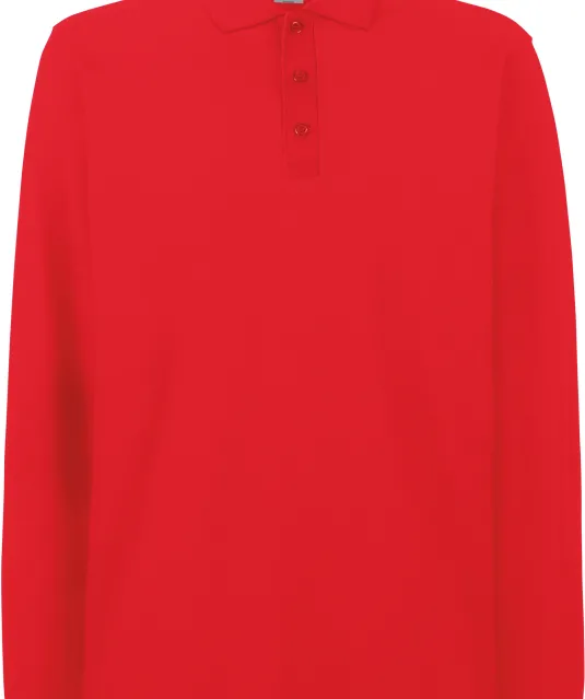 SC63310 - Premium Long Sleeve Polo (63-310-0) Red