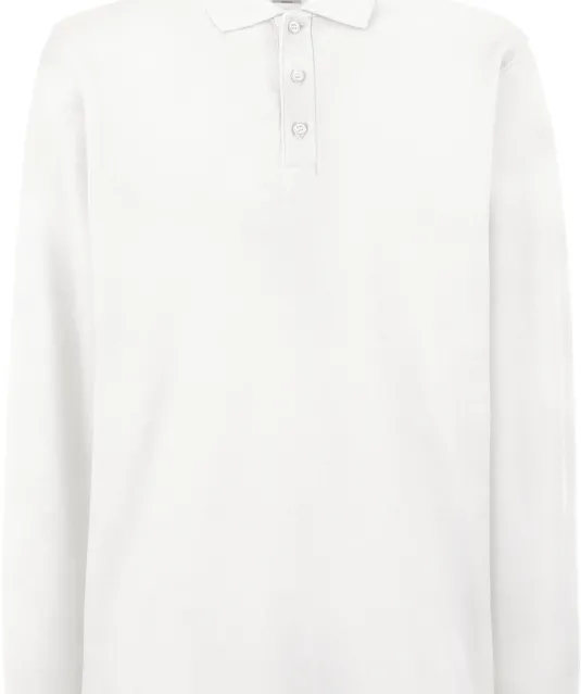 SC63310 - Premium Long Sleeve Polo (63-310-0) White