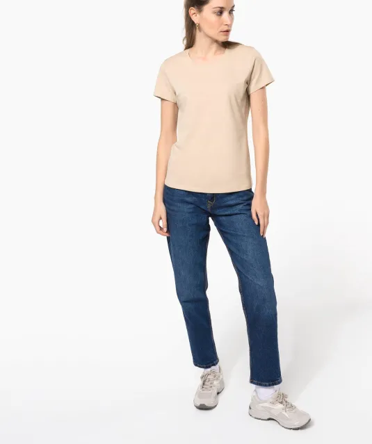 K380 - Dames t-shirt ronde hals korte mouwen White